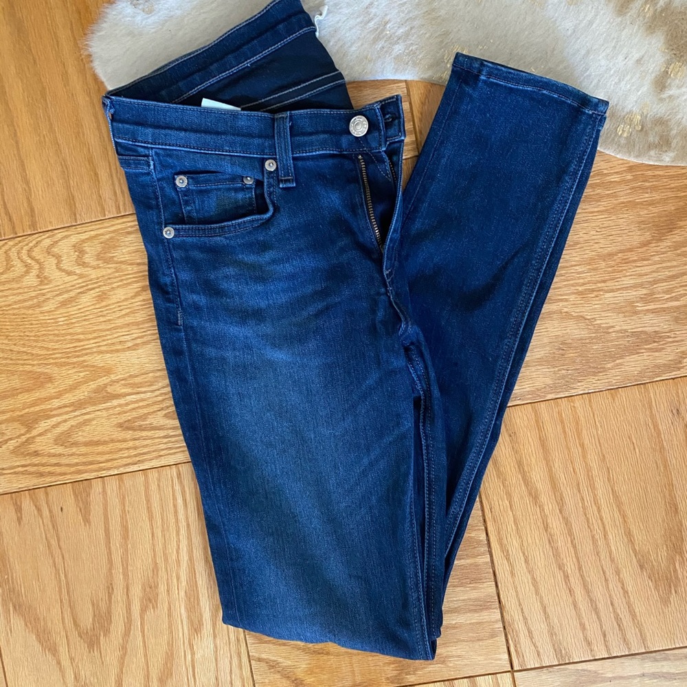 Medium wash rag & bone skinny jeans